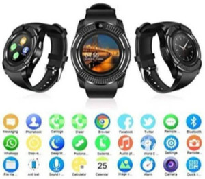 SYARA NM V8 Unisex Modern Smart Watch With Camera Bluetooth Touch Screen IPS Display Smartwatch Price in India Buy SYARA NM V8 Unisex Modern Smart Watch With Camera Bluetooth Touch Screen IPS Display