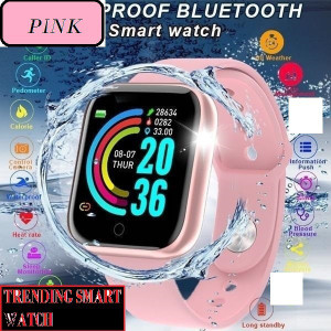 Stybits PL292 Y68 Plus Advance Bluetooth Feature Pink Smart Watch