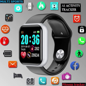 Jocoto S851 A1 ULTRA FITNSESS TRCAKER BLUETOOTH SMART WATCH BLACK