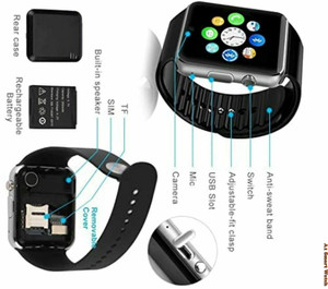 Correngo A1 Smart Watch Phone Support Voice Calling Bluetooth Camera Memory Card SIM Smartwatch Price in India Buy Correngo A1 Smart Watch Phone Support Voice Calling Bluetooth Camera Memory Card SIM ...