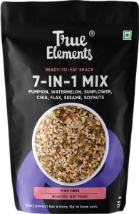 True Elements 7 in 1 Super Seeds and Nut Mix for weight loss, Healthy snacks | Edible seeds