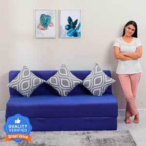 Flipkart Perfect Homes Janice 72x60x8 inch Low Floor Washable