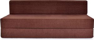 Friends super Life Fashion Life-6X6 Comfort for All with 3 Multi Star 3 Seater Double Foam Fold Out Sofa Cum Bed