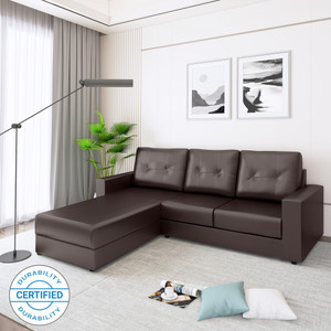 Flipkart Perfect Homes Bruny RHS Leatherette 5 Seater Sofa Price