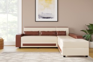 ELTOP Lifestyle Rolex L-Shape Leatherette 6 Seater  Sofa