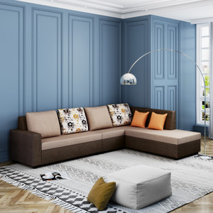 L shape cheap sofa on flipkart