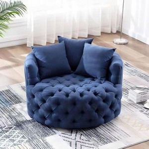 Round best sale sofa chair