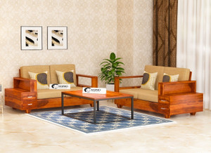 Wopno Furniture Pure Sheesham Wooden 4 Seater Sofa Set with Side Box Storage for Living Room Fabric 3 + 1 Sofa Set Price in India - Buy Wopno Furniture Pure Sheesham Wooden 4 Seater Sofa Set with Side Box Storage for Living Room Fabric 3 + 1 ...