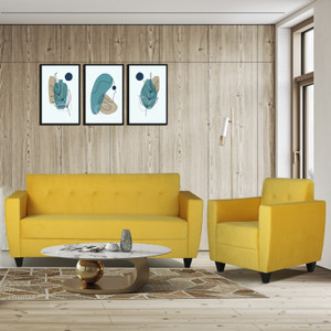 Sofa set hot sale yellow