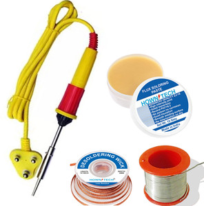 HOWN TECH Soldering Iron Kit 4 in 1 Soldering Wax Paste 15gm