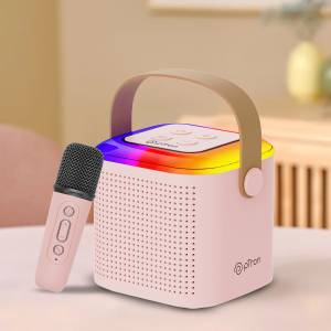PTron Funk Play / Fusion Tunes w/ Karaoke Mic, 10W Pristine Sound, 8Hrs Playtime 10 W Bluetooth Speaker