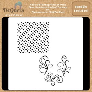 DEQUERA Stencils for Craft and Art Reusable DIY Stencils for Fabric  Painting Mandala St Modern Craft Stencil Stencil Price in India - Buy  DEQUERA Stencils for Craft and Art Reusable DIY Stencils