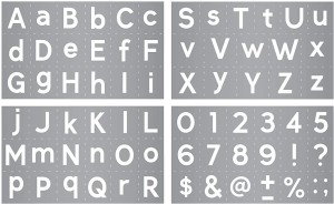 DEQUERA 12 Inch Letter Stencils and Numbers, 36 Pcs Alphabet Art