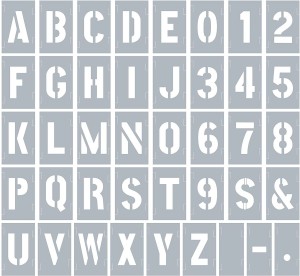 IVANA'S 20 Pieces 4 Inches Curb Stencil Kit 0-9 Address Number Stencil  Reusable Plastic Numbers Stencils with 2 Rolls Masking Tape for Painting  Address in Wall Wood Roa d Mailbox Stencil Price in India - Buy IVANA'S 20  Pieces 4 Inches Curb Stencil