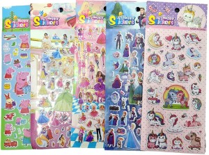 variety palace 17.78 cm Princess frozen sticker book for kids 228 stickers  Removable Sticker