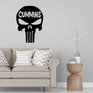 Xskin 29 cm Punisher Skull Cummins Wall Decals Easy to Apply Self