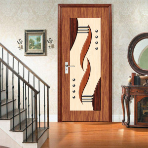 PVC Multicolor Door Wallpaper Sticker, For Home/office