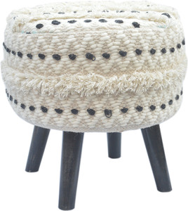 Handloom pouf deals stool