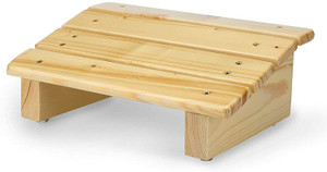 Khushi Decors Wooden Foot Rest Stool Under Desk Footrest for