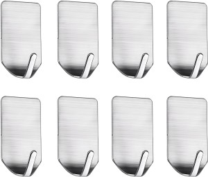 HASTHIP Stainless Steel Adhesive Wall Hanger Self Adhesive Waterproof Heavy  Duty Sticky Hook 8 Price in India - Buy HASTHIP Stainless Steel Adhesive Wall  Hanger Self Adhesive Waterproof Heavy Duty Sticky Hook 8 online at