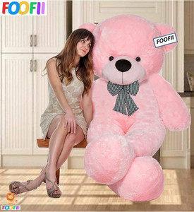 FOOFII 4 Ft. Super Soft Pink Color Premium Teddy Bear For Gift To