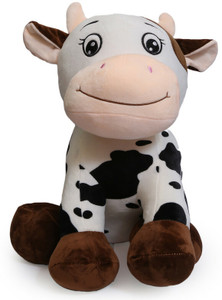 Cow soft hot sale toy white black