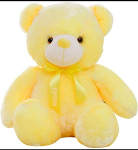Yellow teddy bear stuffed animal on sale