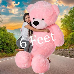 Teddy bear 6 feet pink outlet