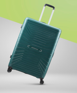 ARISTOCRAT Carnival 76 Hardbody Trolley Bag Check in Suitcase 8 Wheels 30 Inch Green Price in India Flipkart