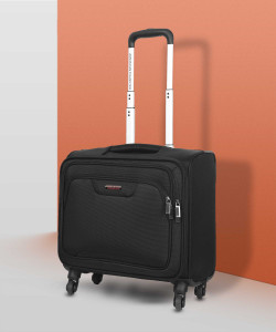 AMERICAN TOURISTER Clark Expandable Cabin Suitcase 4 Wheels 18 inch Black Price in India Flipkart