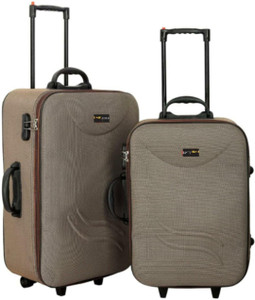 THEELEGANT 20 24Inch Travel Pack of 2 Trolley Bag Suitcase Bag