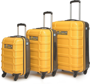 Uppercase Cargo Bag Combination Lock Mesh Convi Pack S M L for Men and Women Cabin Check in Set 8 Wheels 32 inch Yellow Price in India Flipkart