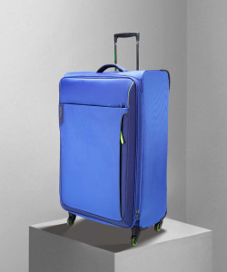 AMERICAN TOURISTER Applite Expandable Check in Suitcase 4 Wheels 32 inch Blue Price in India Flipkart