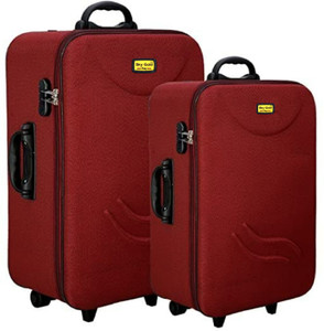 Sky Gold Pack Of 2 24inch 20inch Polyester Check In Soft Case