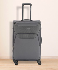 Kamiliant by American Tourister Kam Bali Sp 69Cm Ch Grey Expandable Check in Suitcase 4 Wheels 27 inch Grey Price in India Flipkart