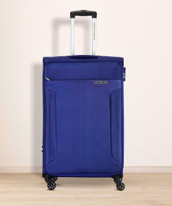 AMERICAN TOURISTER AMT TROY SP 79 ROYAL BLUE Expandable Check in Suitcase 4 Wheels 31 inch Royal Blue Price in India Flipkart