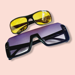 Buy FOX Retro Square Sunglasses Brown For Men Women Online