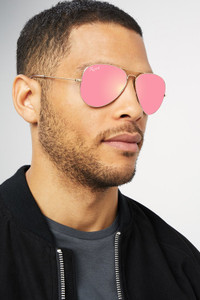 Pink lens sunglasses mens discount