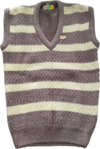 Vardhman Gallery Woven V Neck Casual Men Brown Sweater Buy