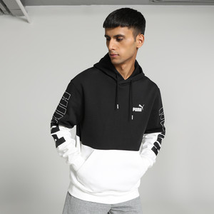 Puma black and white sweatshirt clearance