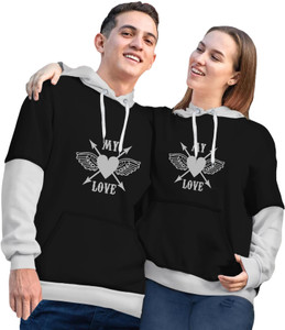 Twinny Zone Full Sleeve Solid Couple Sweatshirt Buy Twinny Zone