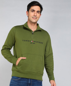 Green tommy hilfiger sweatshirt 2025