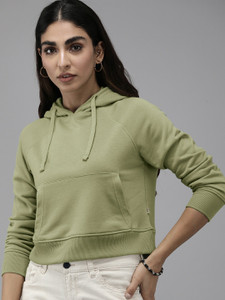 Roadster Full Sleeve Solid Women Sweatshirt Buy Roadster Full