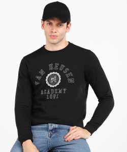 Van Heusen Academy Full Sleeve Printed Men Sweatshirt