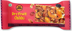 Dry Fruit Chikki, With 5 Premium Dry Fruits, With Goodness of Jaggery, Sweets Sachet