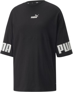 PUMA Solid T-Shirt PUMA Neck Solid Buy Crew Online - Best Women Black T-Shirt in Prices India Neck Women at Black Crew