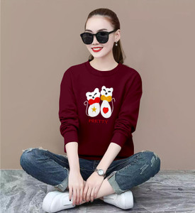 Winter t shirt for ladies cheap