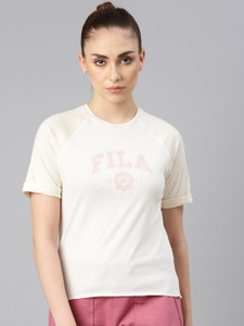 Fila shirt womens yellow outlet