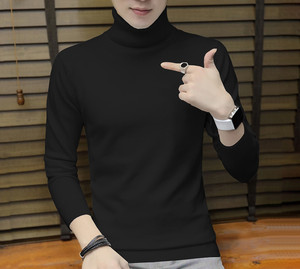 High neck sales top men