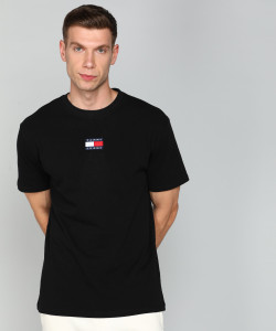 Tommy hilfiger black t shirt cheap